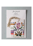 Flora Waycott - Purple Flowers Gift Tags set of 6