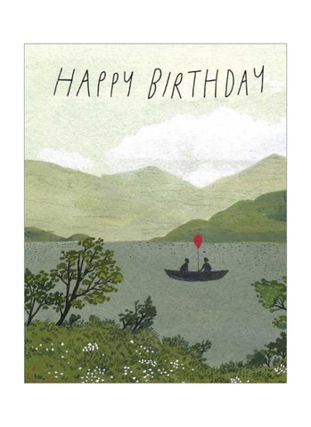 Red Cap Card - Canoe