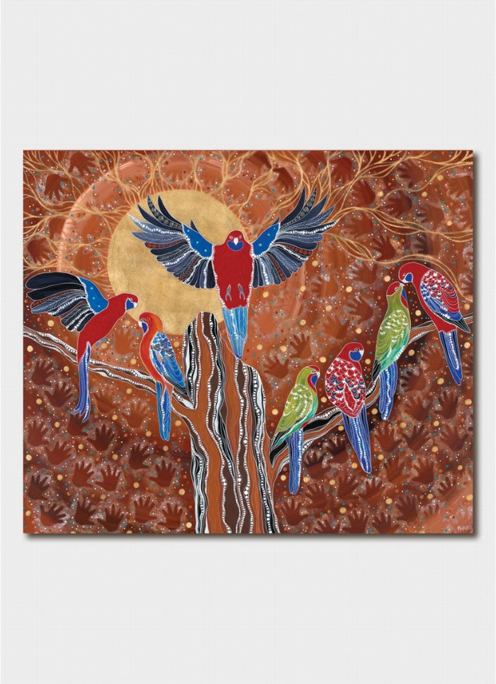 Melanie Hava Art Card - Rosella Reunion