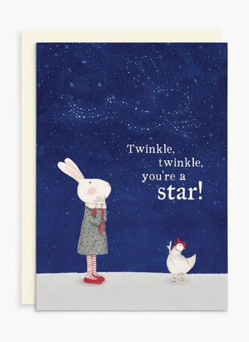 Ruby Red Shoes card - Twinkle, twinkle