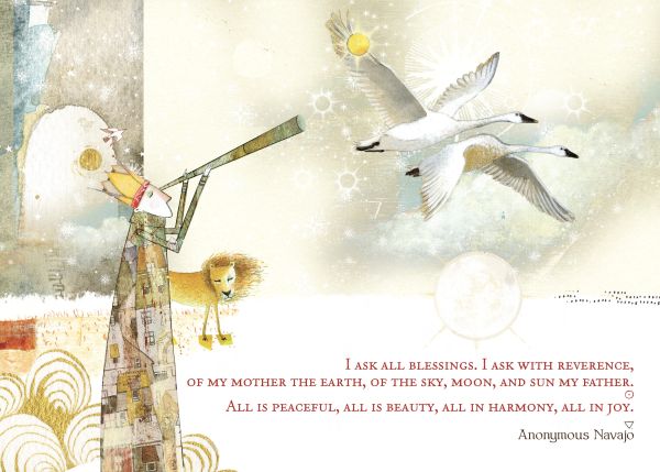 Christmas card - Sacredbee 