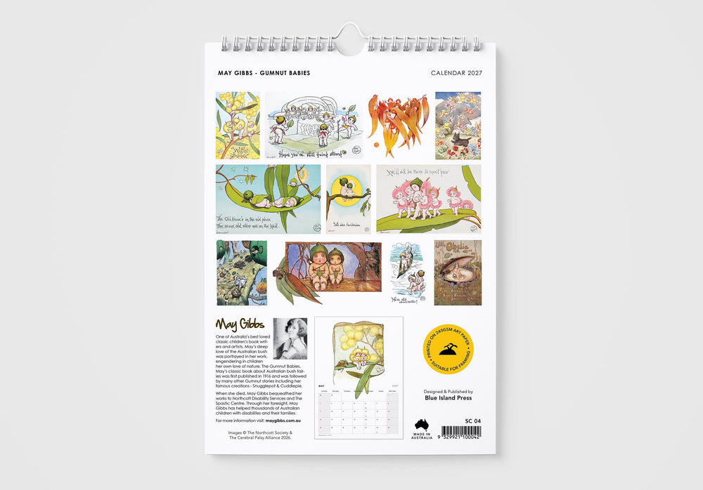 Calendar with illustrations on a white background