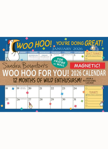 Sandra Boynton Magnetic Wall Calendar 2026