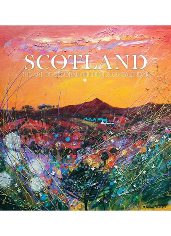 Scotland: the art of Deborah Phillips Wall Calendar 2025