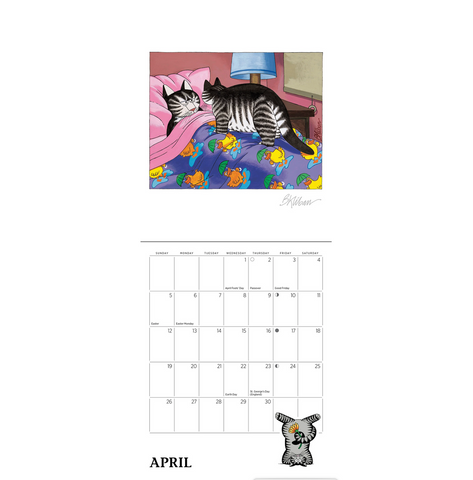 B. Kliban: CatCalendar 2026 Mini Wall Calendar