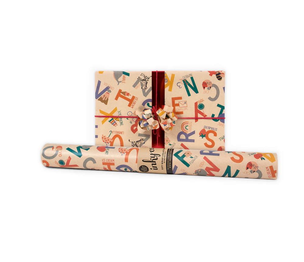 Wrapping Paper Roll - A is for Kraft