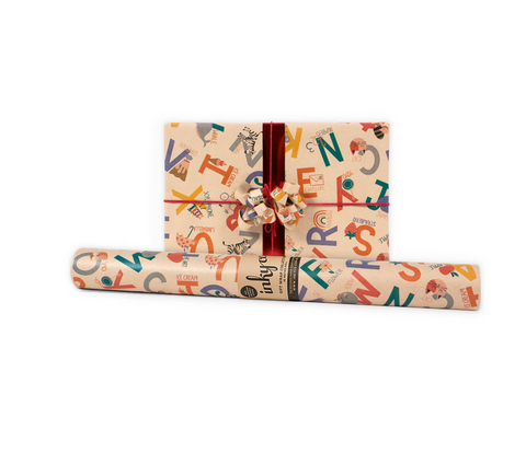 Wrapping Paper Roll - A is for Kraft