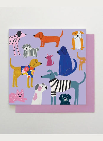 Stop The Clock Designs Art Card - Dogs