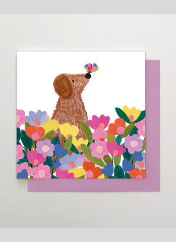 Stop The Clock Designs Art Card - Dog