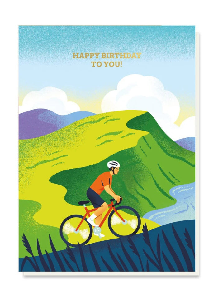 Stormy Knight Card - The Cyclist
