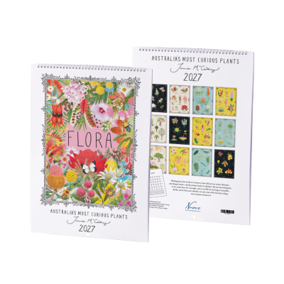 Flora - Australia’s Most Curious Plants by Tania McCartney 2027 Calendar