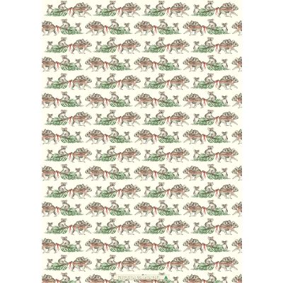 Wrapping Paper with Koalas and Christmas Trees