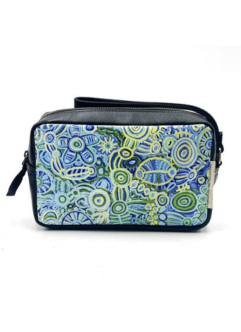 Leather Printed Toiletry Bag - Cedric Varcoe