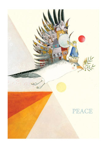 Sacredbee Christmas card - Bird of Peace