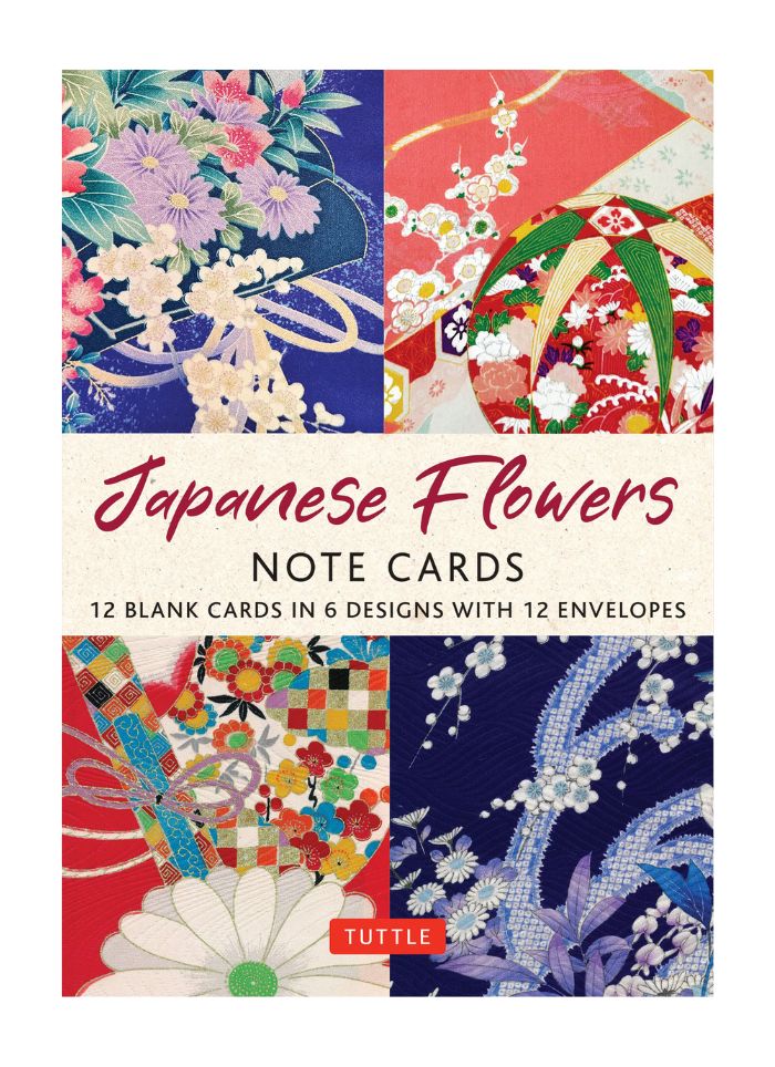 Japanese Flowers Note Cards