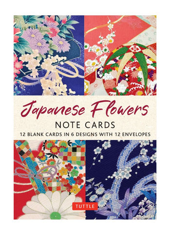 Japanese Flowers Note Cards
