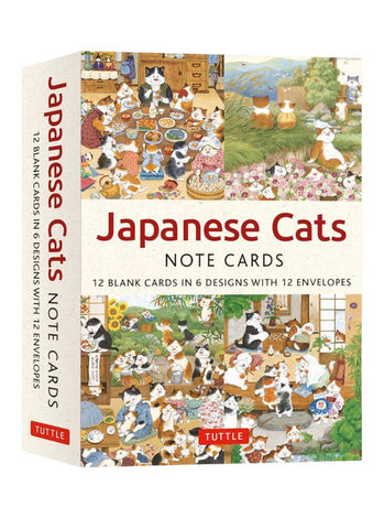 Japanese Cats Note Cards