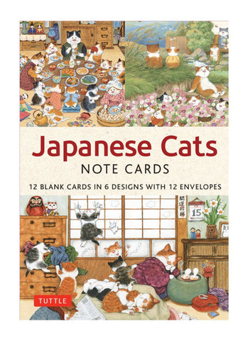 Japanese Cats Note Cards