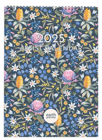 Earth Greetings Artist Calendar 2025