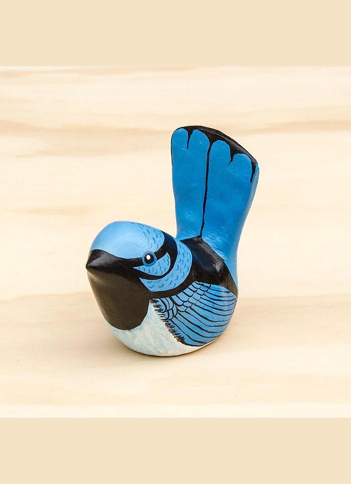 Songbird Whistle Paperweight - Superb Fairy Wren
