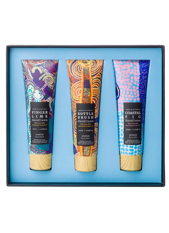 Handcream Trio Gift Pack - Finger Lime, Bottle Brush, Coastal Fig