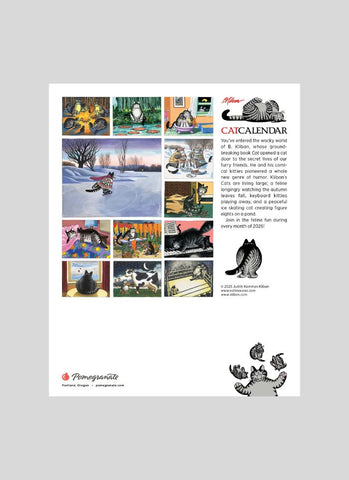 B. Kliban: Cat Calendar 2026 Mini Wall Calendar - back
