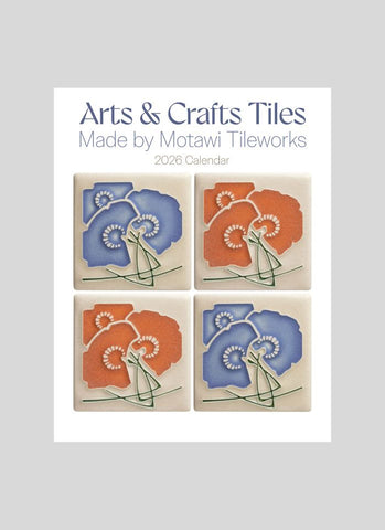 Arts & Crafts Tiles: Made by Motawi Tileworks Mini Wall Calendar 2026