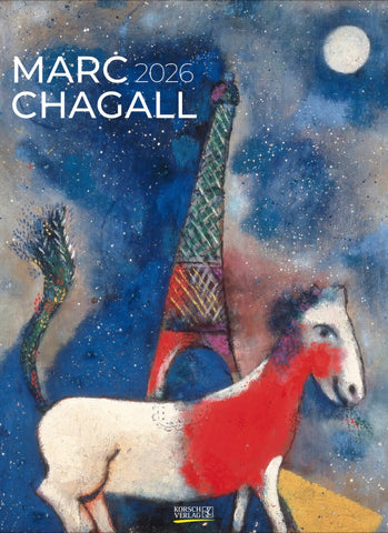 Chagall Large Wall Calendar 2026