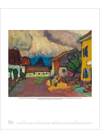 Gabriele Münter Large Wall Calendar 2026 - month