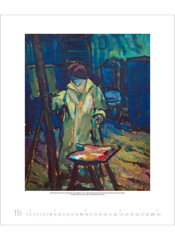 Gabriele Münter Large Wall Calendar 2026 - month