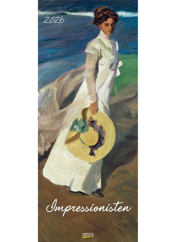 Impressionists Large Vertical Wall Calendar 2026