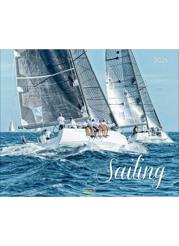 Sailing Large Wall Calendar 2026