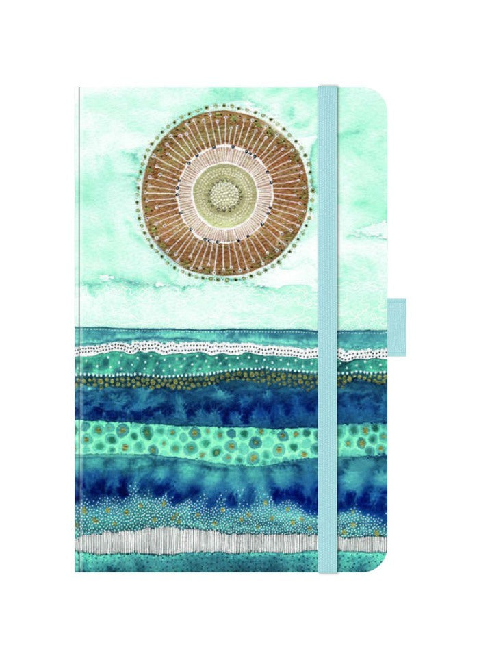 Korsch Small Weekly Diary 2027 - Golden Waves
