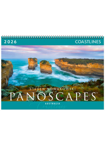 Coastlines Panoscapes Wall Calendar 2026