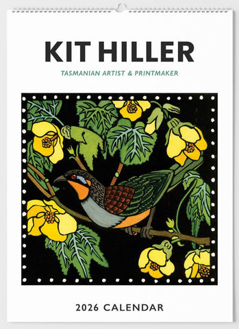 Kit Hiller Large Wall Calendar 2026 (Format One)