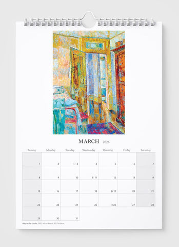 Grace Cossington Smith Wall Calendar 2026 - month example