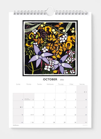 Kit Hiller Wall Calendar 2026 - month