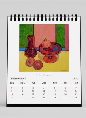 Criss Canning Desk Calendar 2026 - month