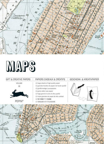 Maps Gift & Creative Wrapping Papers