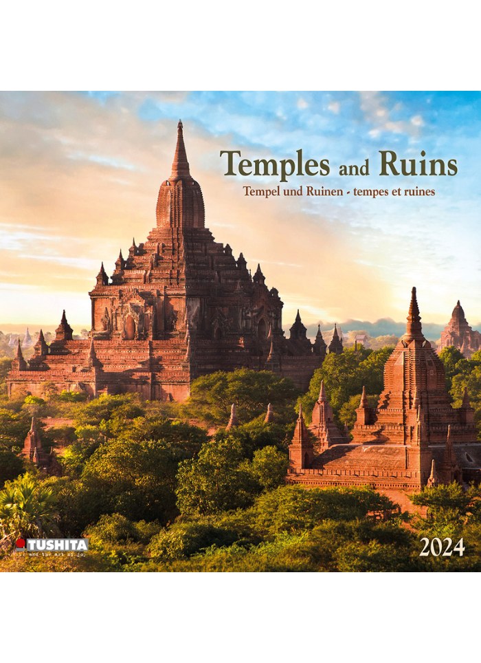 Temples and Ruins Wall Calendar 2024