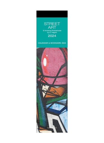 Street Art Bookmark Calendar 2024