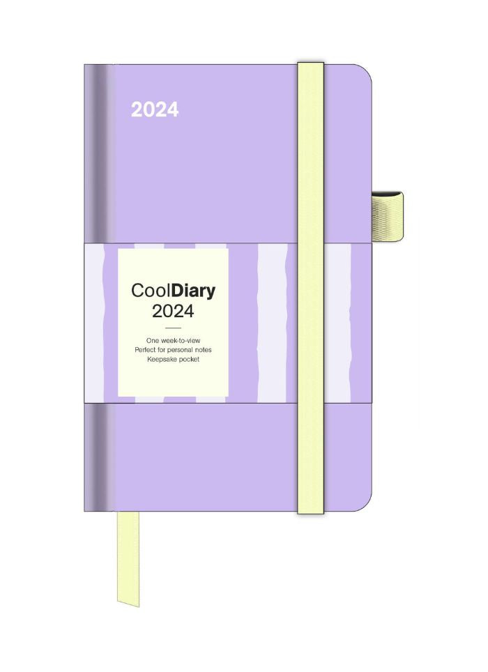 Lavender 'Cool' Small Diary 2024