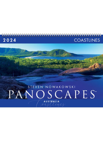 Coastlines Panoscapes Wall Calendar 2024