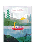 Red Cap Card - Four Canoe