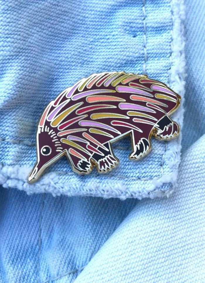 Echidna Enamel Pin
