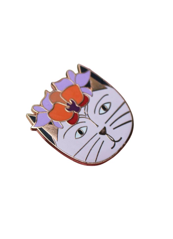 Georgia O'Kitty Enamel Pin