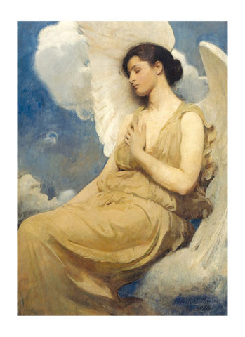 Nelson Line Christmas - Winged Figure by Abbott Thayer