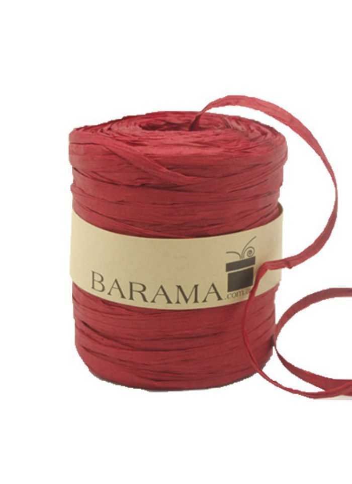 Paper Raffia Ribbon Pack - Red (100 metres)