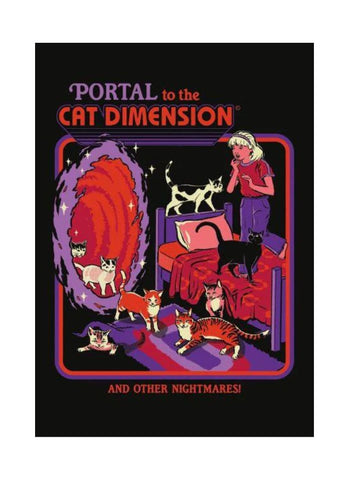 Steven Rhodes card - Portal to the Cat Dimension