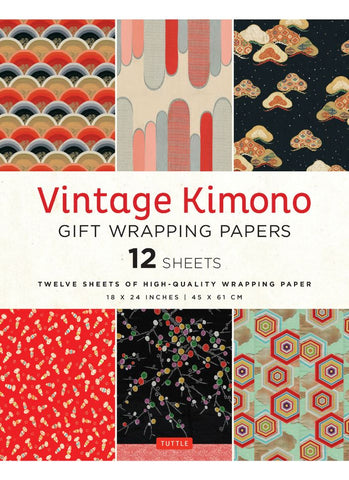 Vintage Kimono Gift Wrapping Papers
